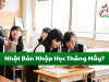 Nhật Bản nhập học tháng mấy?