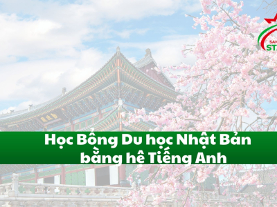 Học bổng du học Nhật Bản bằng hệ Tiếng Anh  2025 - Cơ hội toàn phần